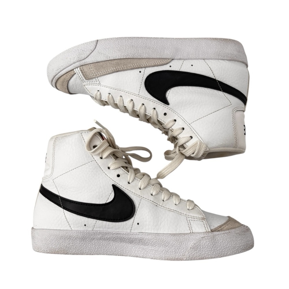 Nike Blazer Mid 77 Size 5Y White Black Shoe Retro Sneaker DA4086 100 Womens Sz 7